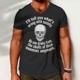 Society No One Drinks From Skulls Of Their Enemies Tshirt Men V-Neck Tshirt