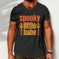 Spooky Little Babe Halloween Quote Men V-Neck Tshirt