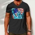 Statue Of Liberty Usa Men V-Neck Tshirt