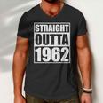 Straight Outta 1962 60Th Birthday Men V-Neck Tshirt