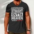 Straight Outta Heaven Men V-Neck Tshirt