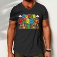 Super Daddio Dad Video Gamer Tshirt Men V-Neck Tshirt