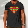 Super Gay Logo Men V-Neck Tshirt