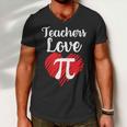 Teachers Love Pi V2 Men V-Neck Tshirt