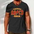 Teachers Rock Ab V Cd Abcd Men V-Neck Tshirt