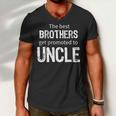 The Best Brothers Get Promoted Uncle Tshirt Men V-Neck Tshirt