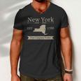 The Empire State &8211 New York Home State Men V-Neck Tshirt