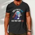 They Hate Us Cuz They Aint Us Funny 4Th Of July Men V-Neck Tshirt