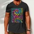 Tie Dye 2Nd Grade Typography Team Second Grade Teacher Gift Men V-Neck Tshirt