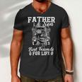 Trucker Trucker Fathers Day Father And Son Best Friends For Life Men V-Neck Tshirt