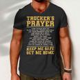 Trucker Truckers Prayer Truck Driving For A Trucker Men V-Neck Tshirt