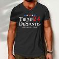 Trump Desantis 2024 Make America Florida Election Logo Men V-Neck Tshirt