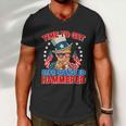 Trump Time To Get Star Spangled Hammered 4Th Of July Great Gift Men V-Neck Tshirt