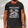 Union Strong Solidarity Labor Day Worker Proud Laborer Meaningful Gift Men V-Neck Tshirt