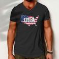 United States Of America 4Th Of July American Flag Men V-Neck Tshirt