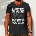 United We Bargain Divided We Beg Labor Day Union Worker Gift Men V-Neck Tshirt