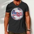 Usa Soccer Team Ball Men V-Neck Tshirt