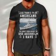 Uss Agerholm Dd 826 Sunset Men V-Neck Tshirt