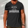 Uss Attu Cve V2 Men V-Neck Tshirt