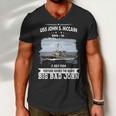 Uss John S Mccain Men V-Neck Tshirt