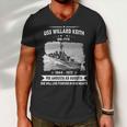 Uss Willard Keith Dd Men V-Neck Tshirt