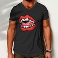 Vampire Mouth With The Most Attractive Vampire Design Men V-Neck Tshirt