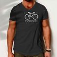Vintage Design Tee Bike Madison Men V-Neck Tshirt