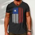 Vintage Flag Of Chile Men V-Neck Tshirt