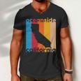 Vintage Oceanside California Men V-Neck Tshirt