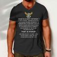 What Is A Navy Veteran Men V-Neck Tshirt
