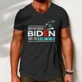 Whoever Voted Biden Owes Me Gas Money Anti Biden Tshirt Men V-Neck Tshirt