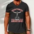 Womenss Funny Vasectomy Retired Baby Maker Vasectomy Survivor Men V-Neck Tshirt