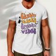 Chubby Thighs And Spooky Vibes Happy Halloween Men V-Neck Tshirt