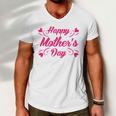 Happy Mothers Day Hearts Gift Tshirt Men V-Neck Tshirt