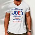 Joes Ability To Fuck Things Up - Barack Obama Men V-Neck Tshirt