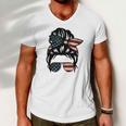 Ultra Maga Usa Female Bun Men V-Neck Tshirt