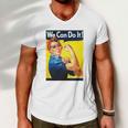 We Can Do It Rosie The Riveter Feminist Men V-Neck Tshirt