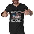 4Th Of July Instead Of Build Back Better How About Just Put It Back Men V-Neck Tshirt