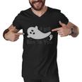 A Big Boo To You Ghost Boo Halloween Quote Men V-Neck Tshirt