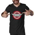 Autism Awareness Superhero Shield Crest Tshirt Men V-Neck Tshirt