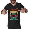 Awesome Dads Have Tattoos And Beards Best Dad Ever Fathers Day Graphic Design Printed Casual Daily Basic Men V-Neck Tshirt Awesome Dads Have Tattoos And Beards Best Dad Ever Fathers Day Graphic Design Printed Casual Daily Basic Men V-Neck Tshirt