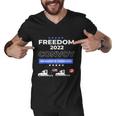 Canadian Truckers Freedom Over Fear No Mandates Convoy Men V-Neck Tshirt