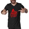 Catshirts Great Gift Cat Scribble Men V-Neck Tshirt