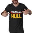Drunk As Hull Men V-Neck Tshirt