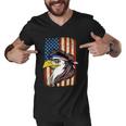 Eagle Mullet Usa American Flag Merica 4Th Of July Meaningful Gift V2 Men V-Neck Tshirt