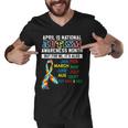 Every Month Is Autism Month Men V-Neck Tshirt