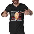 Funny Biden Confused Merry Happy 4Th Of You KnowThe Thing Men V-Neck Tshirt