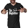 Funny Dog Father The Dogfather Men V-Neck Tshirt