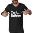 Funny Fishing For Fisherman Dad The Rodfather Men V-Neck Tshirt