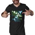 Funny May The 4Th Be With You Tshirt Men V-Neck Tshirt